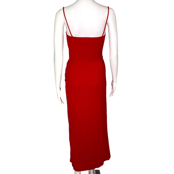 NWT Reformation Formosa Cherry Red Knit Dress - Sz M - Picture 4 of 9